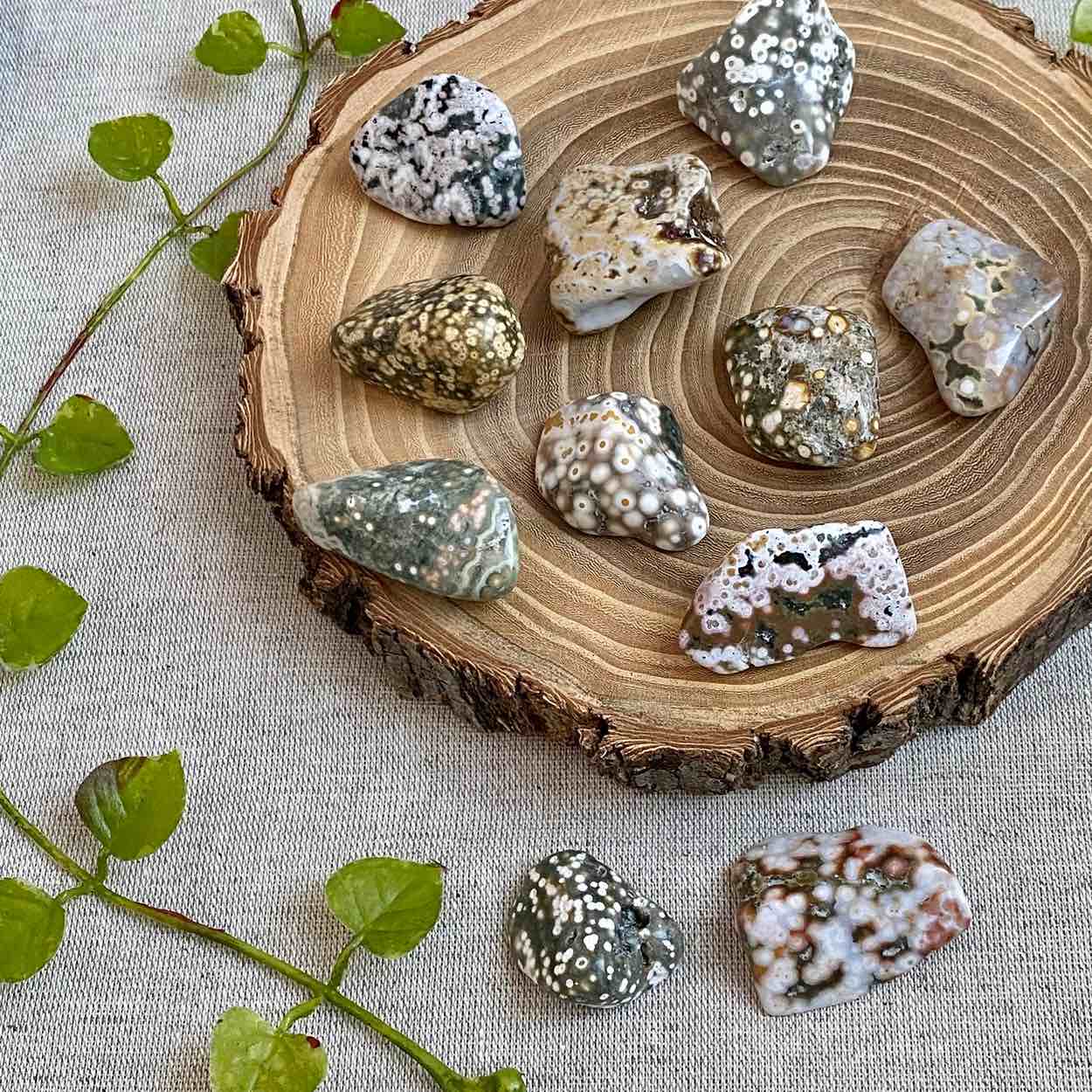 Галтовка океанической яшмы (lux)