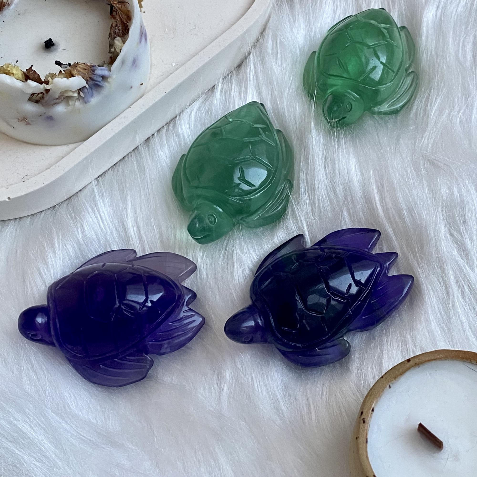 Черепашки из флюорита