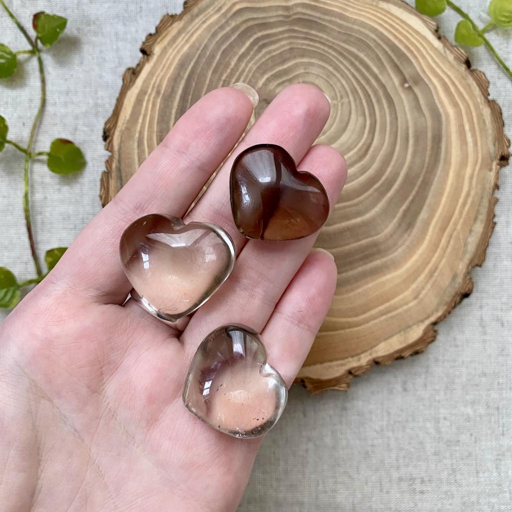 Сердце из раухтопаза