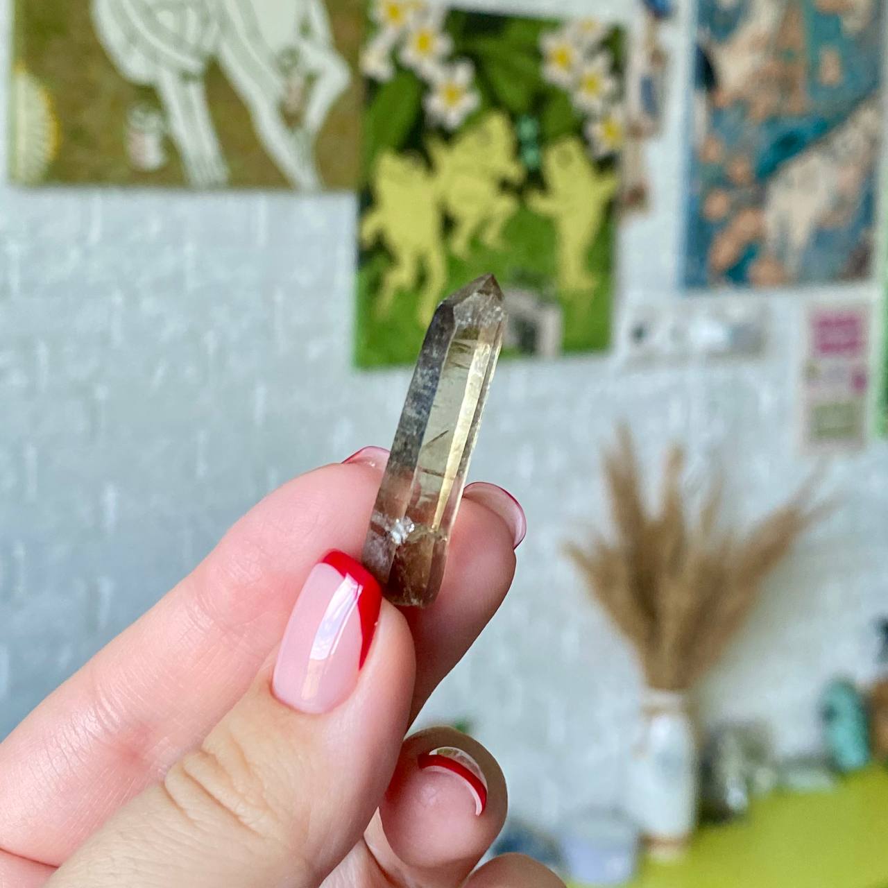 Кристалл раухцитрина