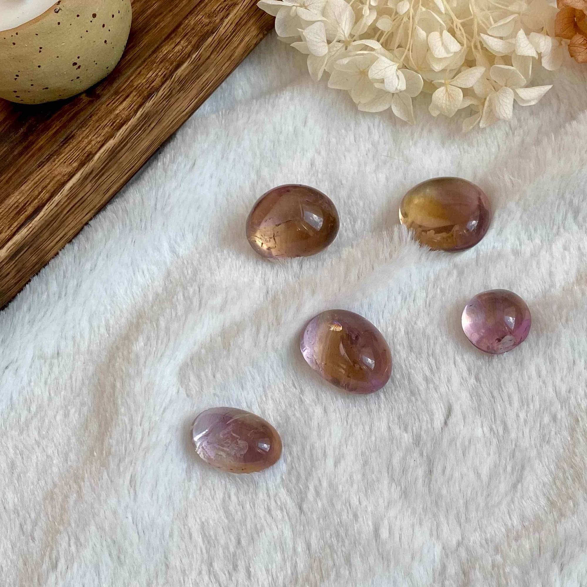 Аметрин галтовка