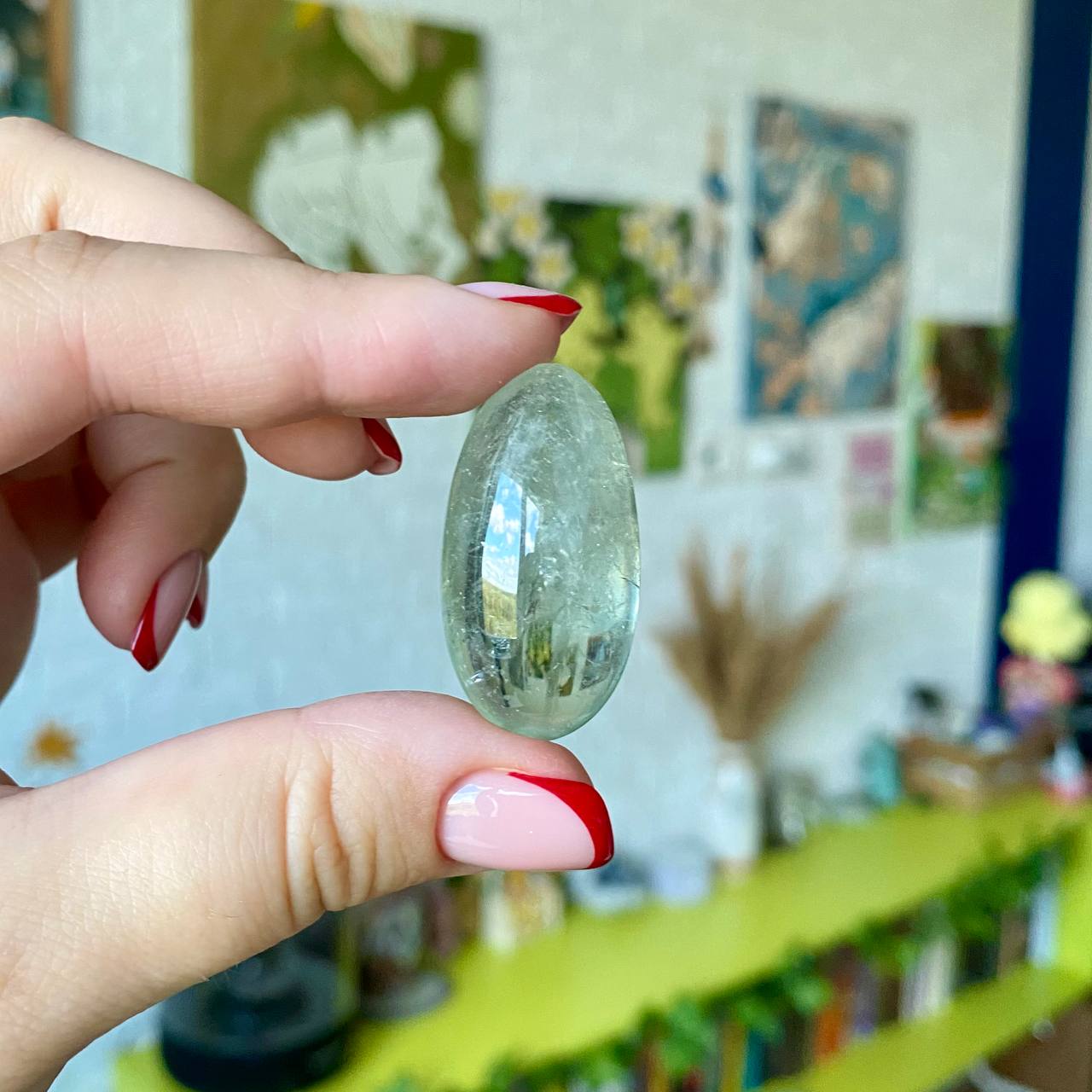 Празиолит галтовка