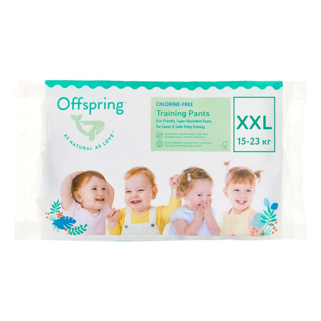 OFFSPRING | трусики Travel Pack XXL 15-23 кг 3 шт (3 расцветки)