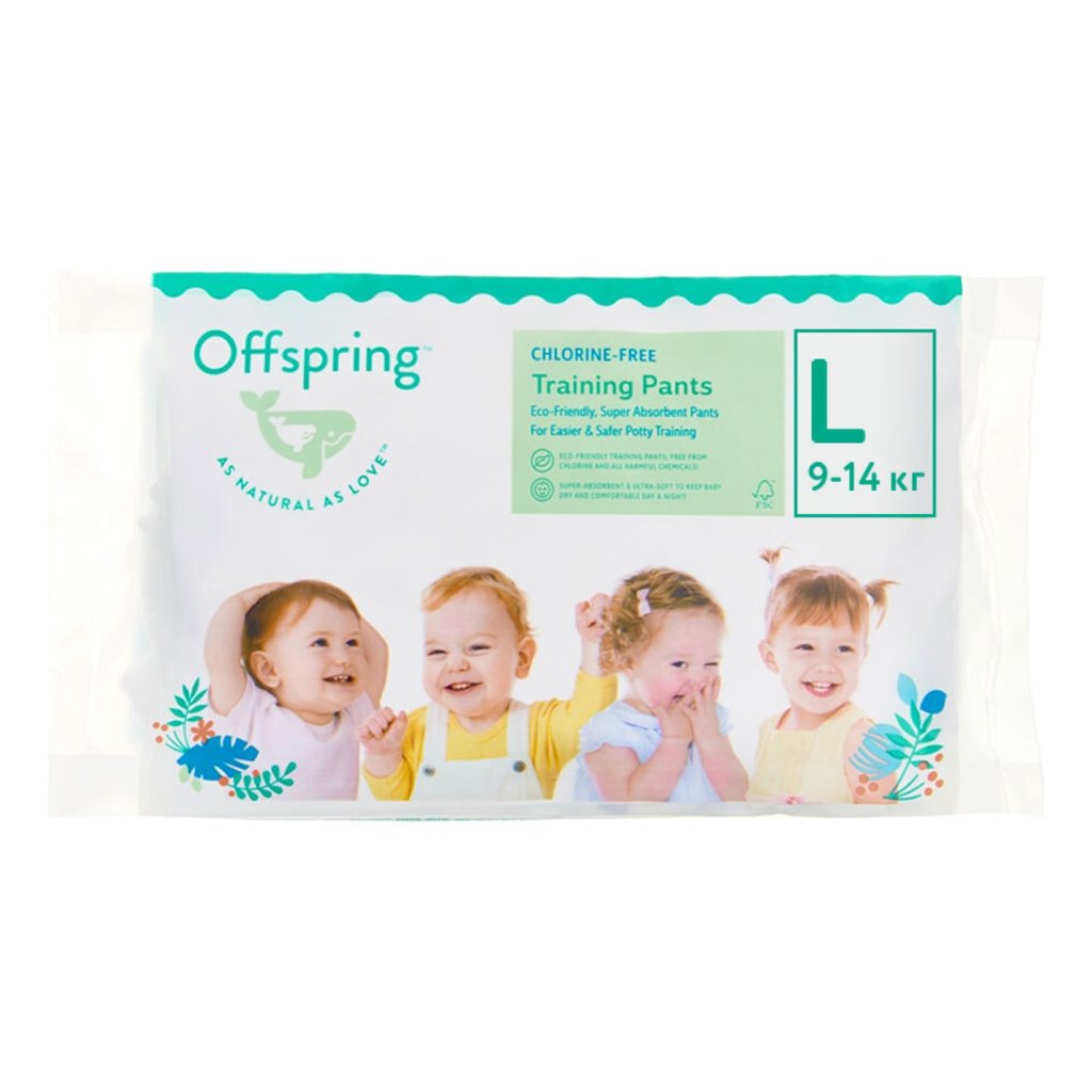 OFFSPRING | подгузники Travel Pack L 9-13 кг 3 шт (3 расцветки)