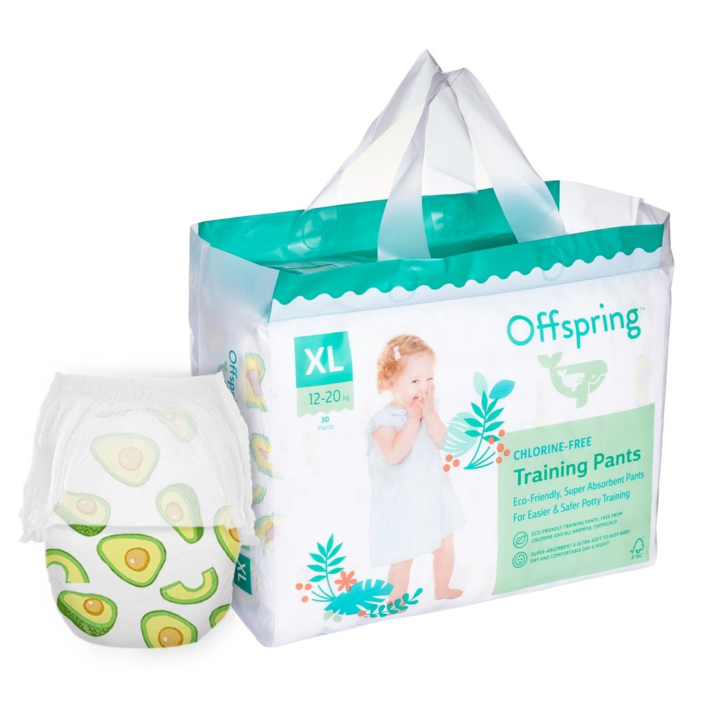 OFFSPRING | трусики XL 12-20 кг 30 шт расцветка Авокадо