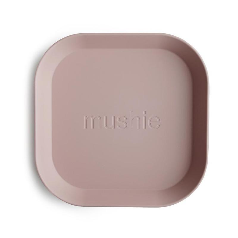 MUSHIE | Квадратные тарелки (2 шт) Blush