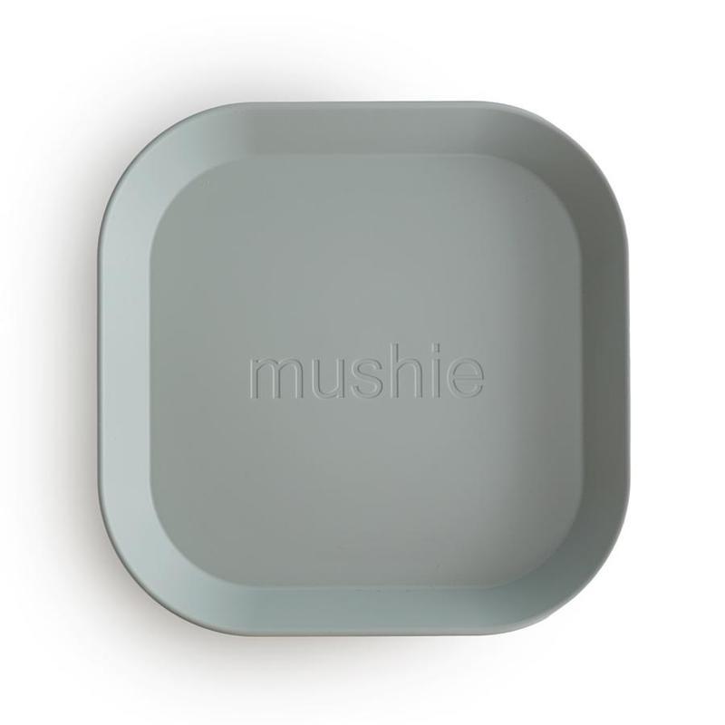 MUSHIE | Квадратные тарелки (2 шт) Sage