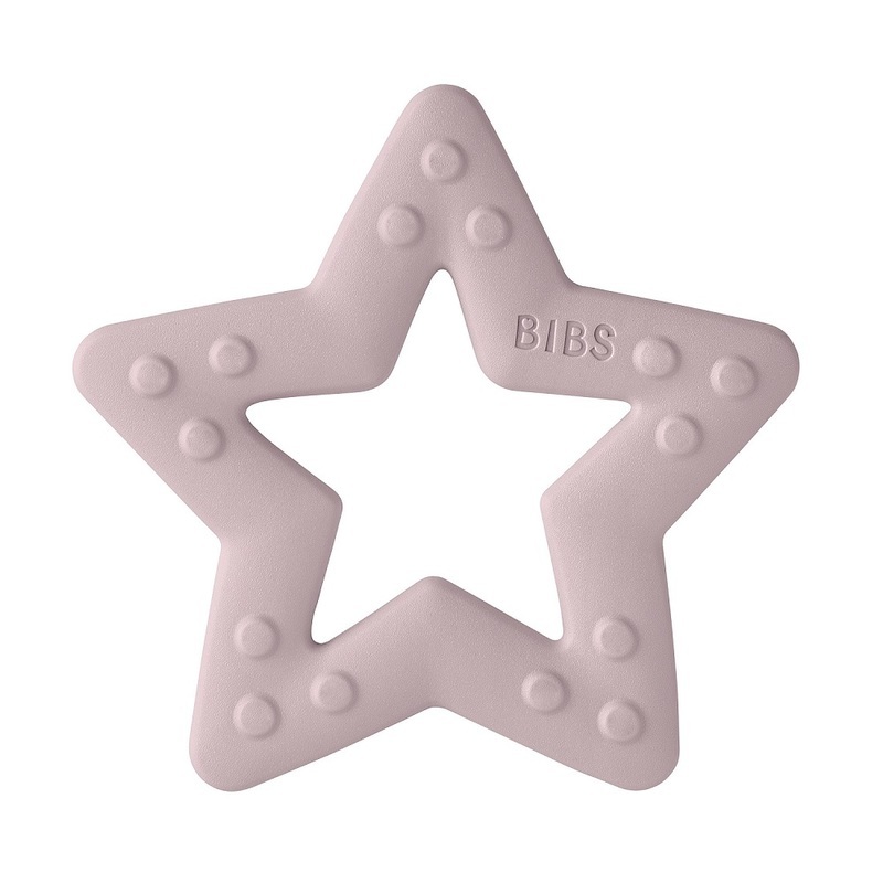 BIBS | Прорезыватель BABY BITIE STAR Pink plum