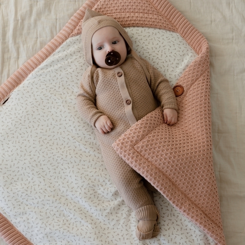 LOOM | Комбинезон текстурный детский, цвет Капучино