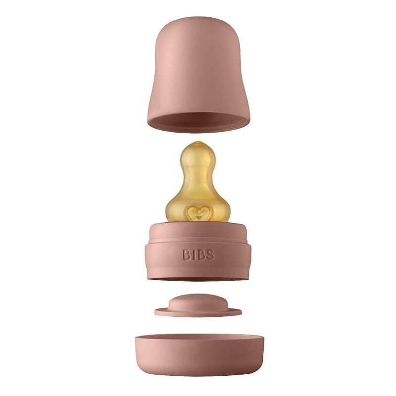 BIBS | Набор аксессуаров с латексной соской BIBS Bottle Kit Latex, цвет Woodchuck (медленный поток)