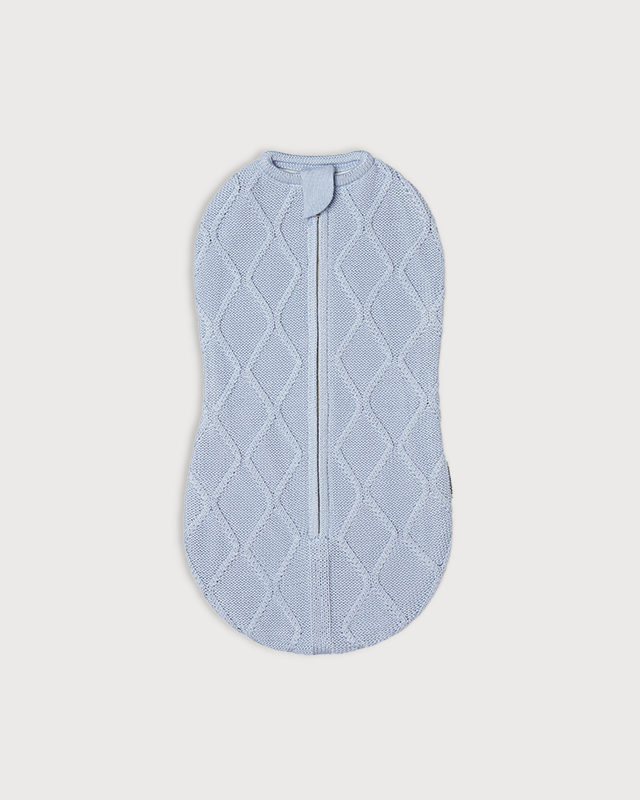 LOOM | Кокон детский Oliver с косами, цвет Небесный