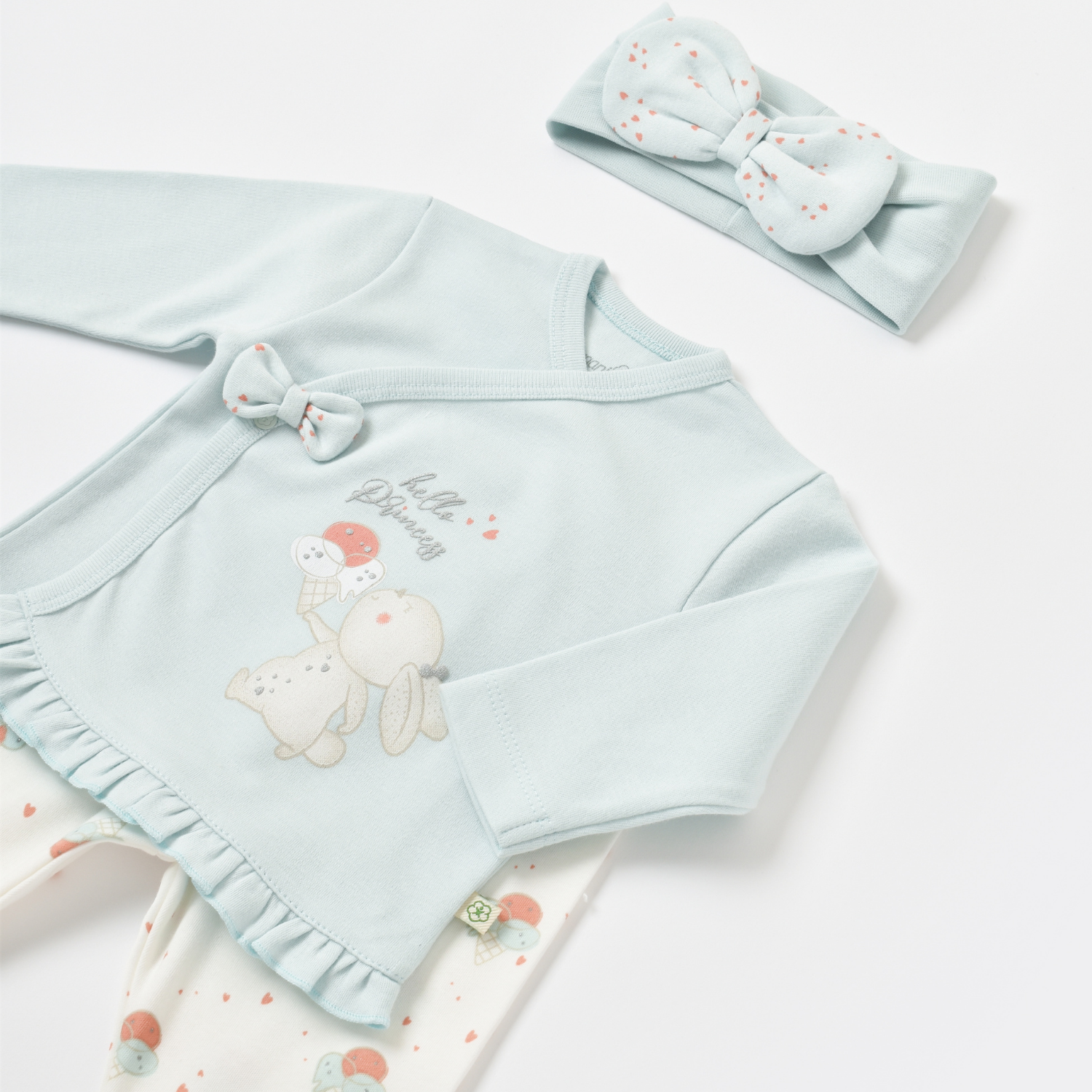 Набор детский из органического хлопка Pretty Ears bunny
