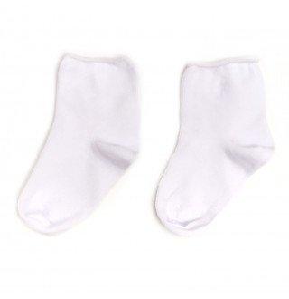Носочки без резинки хлопок (Белый)