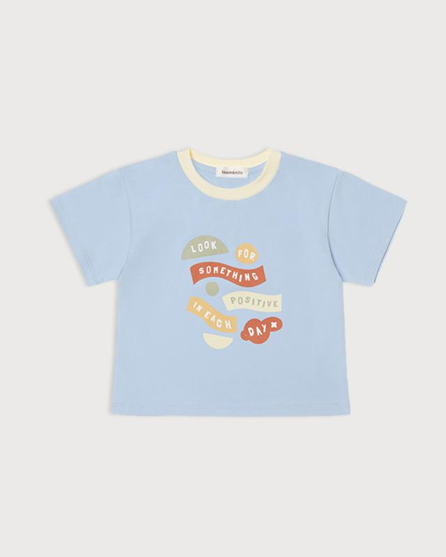 LOOM | Футболка с принтом, цвет Голубой