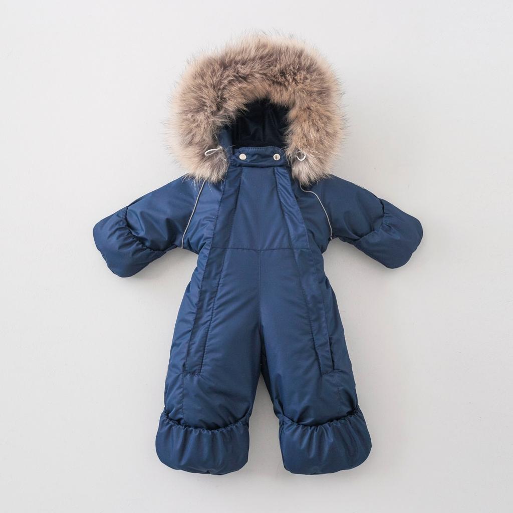 Зимний комбинезон Скандинавия (темно-синий)
