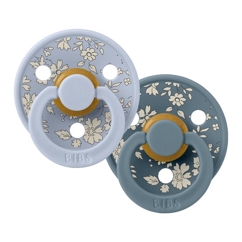 BIBS | Colour Набор пустышек Liberty Capel/Dusty Blue 6-18 мес
