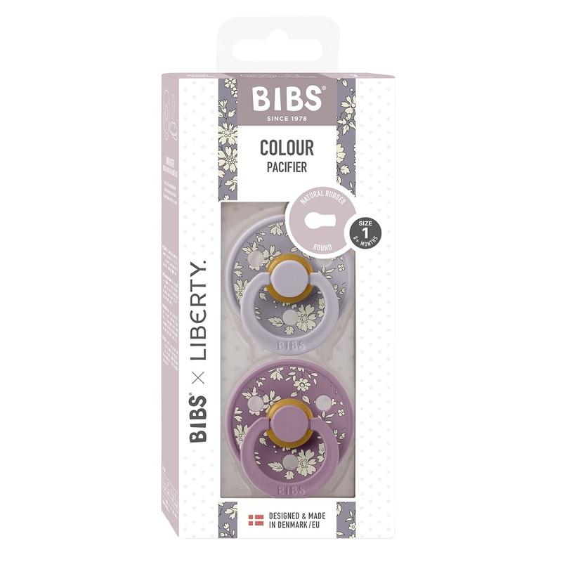 BIBS | Colour Набор пустышек Liberty Capel/Fossil Grey 0-6 мес