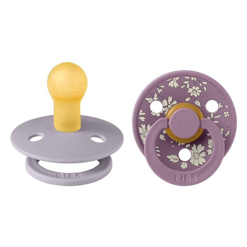 BIBS | Colour Набор пустышек Liberty Capel/Fossil Grey 0-6 мес
