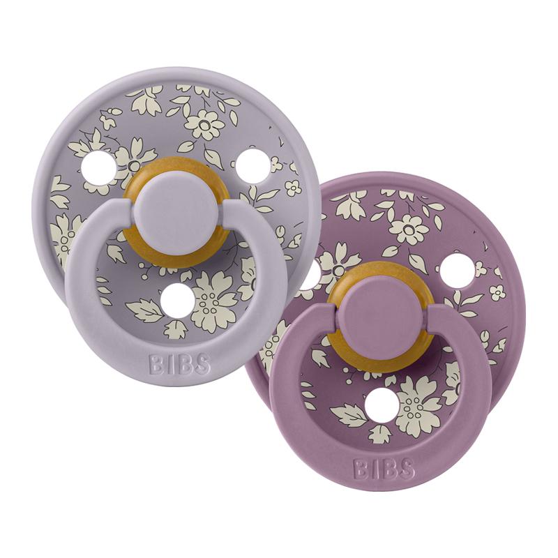 BIBS | Colour Набор пустышек Liberty Capel/Fossil Grey 0-6 мес
