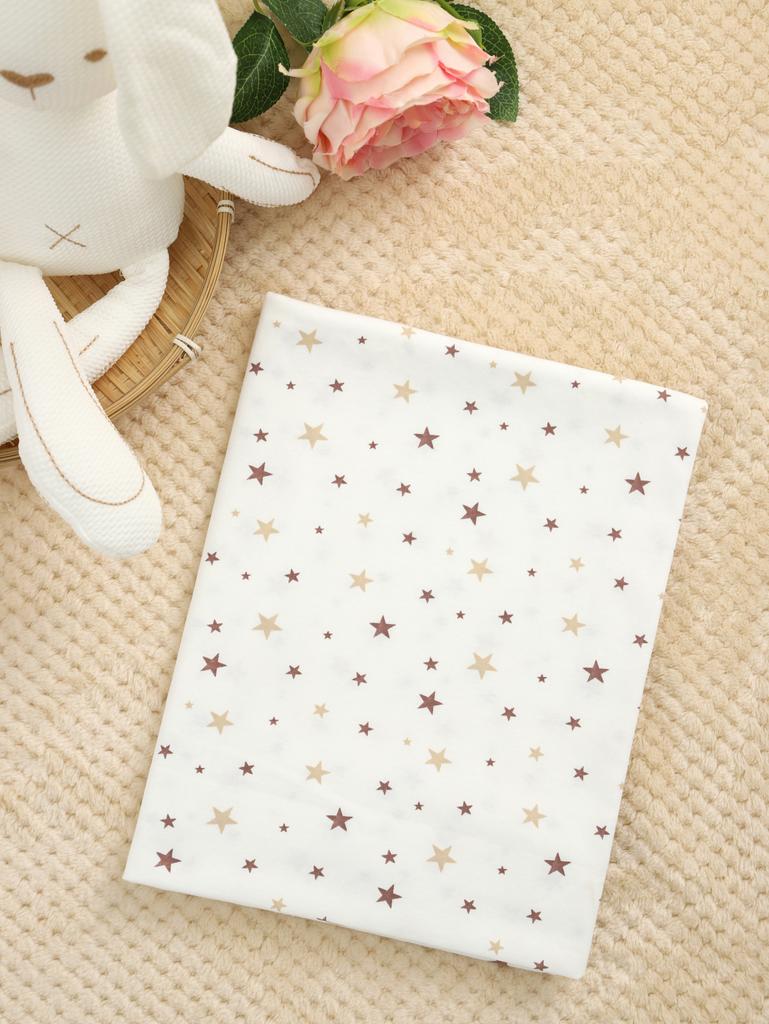 Пеленка трикотажная из кулирки 120х80 ПЛК-80/звездочки