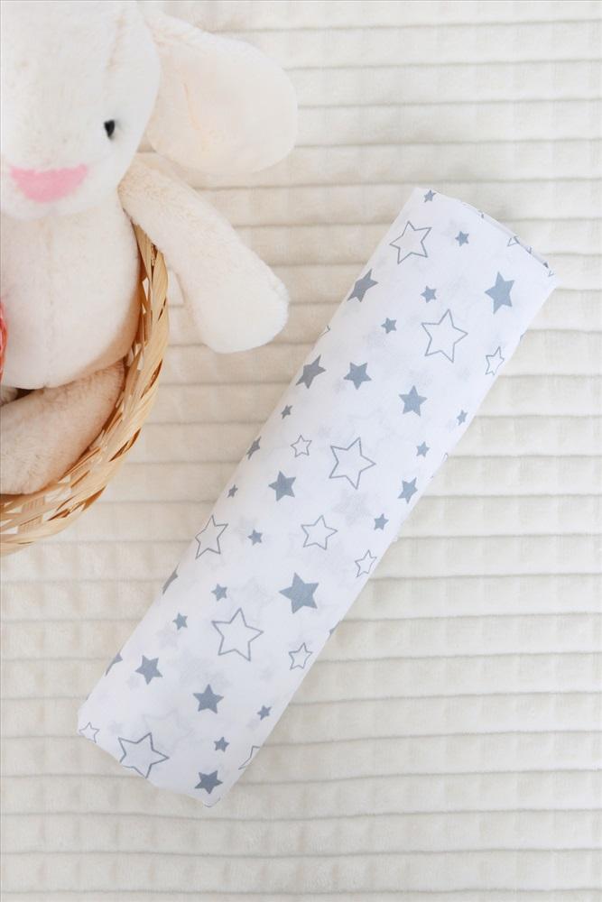 Пеленка из бязи 75х120 ПЛБ-75/звездочка-серая