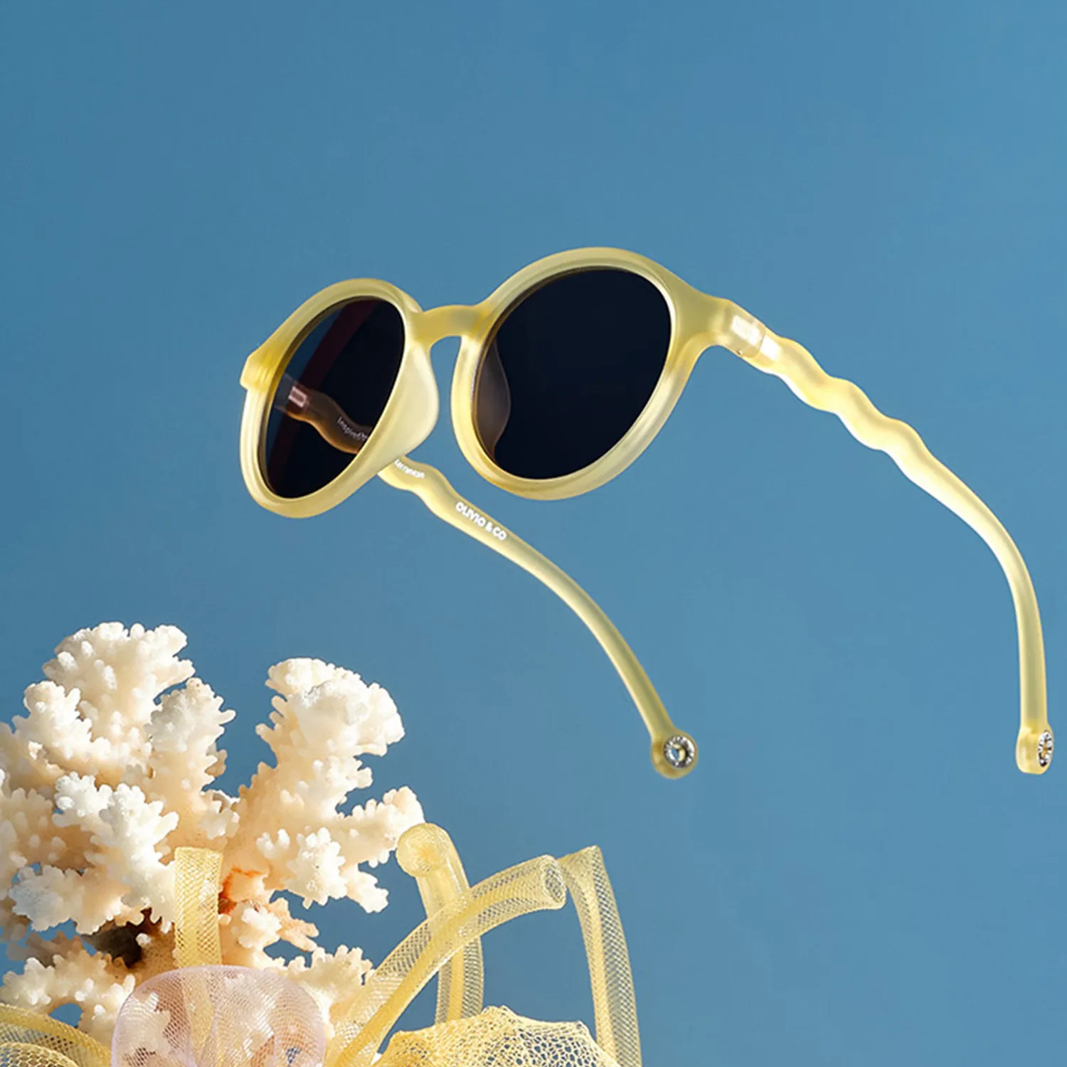 Очки JUNIOR Oval Sunglasses-Coral Reef-Sun coral  -5-12Y