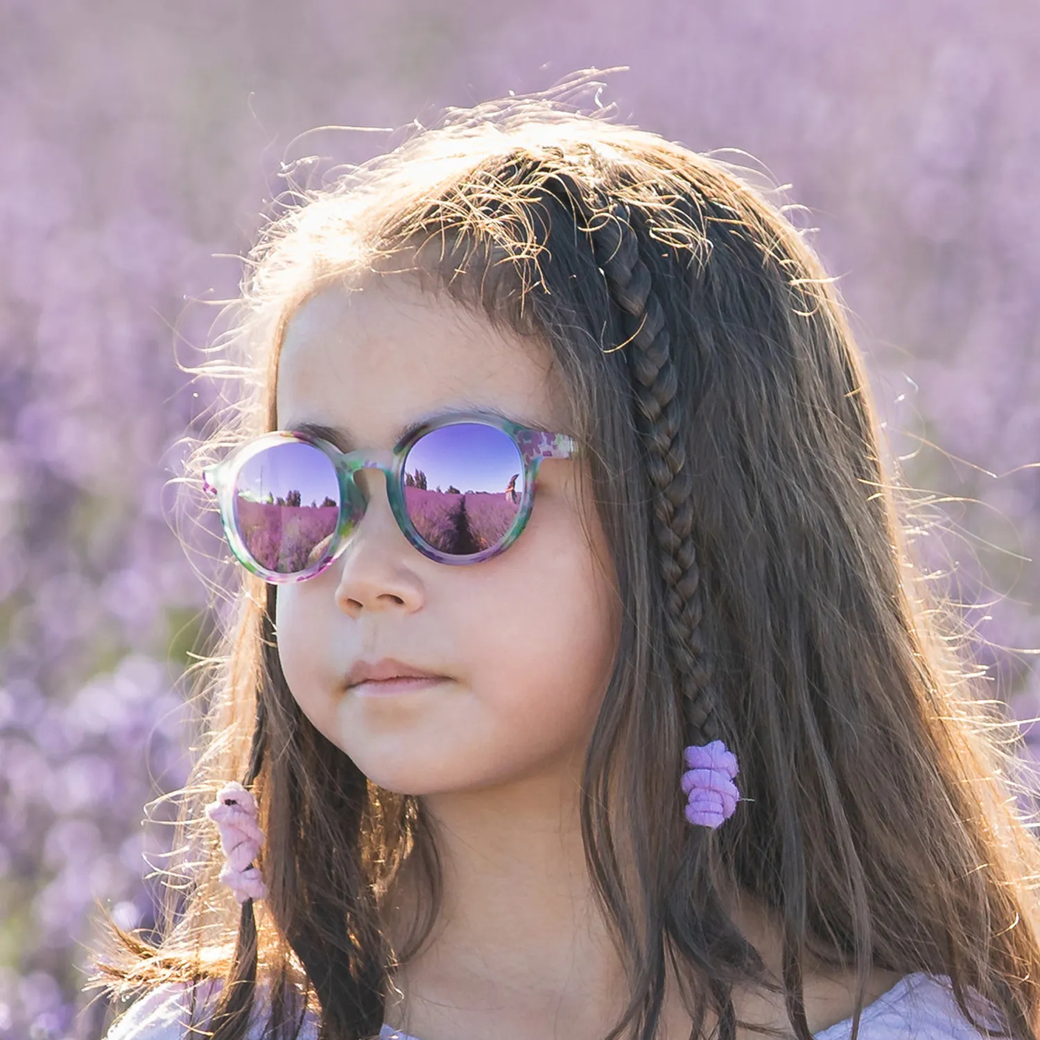 Очки KIDS Oval Sunglasses-Classic Olivio-Wild Flower-3-5Y