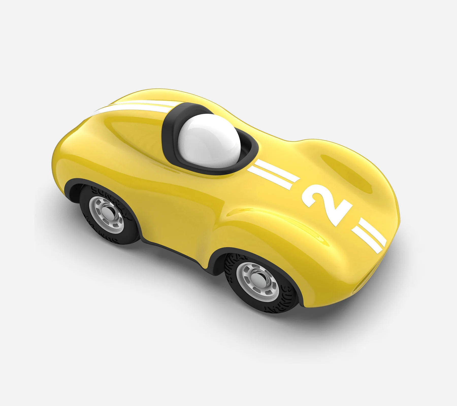 Автомобиль Speedy Le Mans желтый 17 см