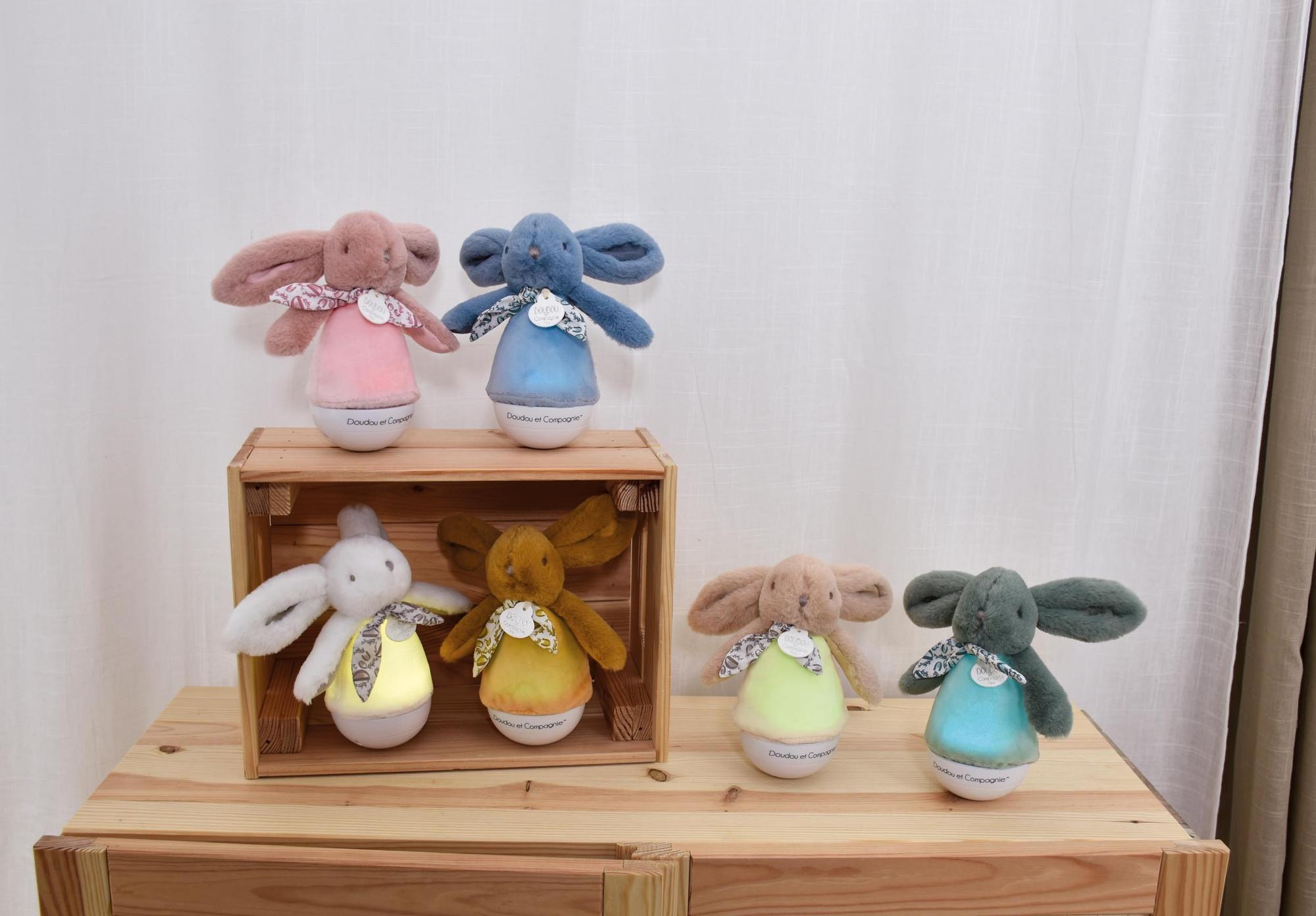 Светильник с принтом DOUDOU 16 см бежевый музыкальный