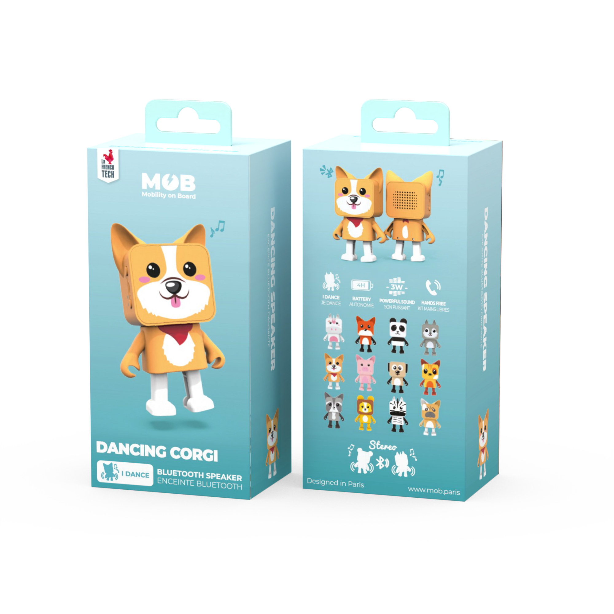 Танцующая колонка Corgi