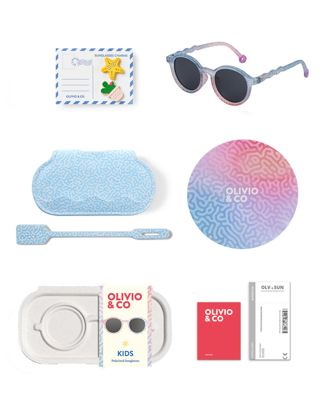 Очки KIDS Oval Sunglasses-Coral Reef-Coral Fantasy (3-5 лет)