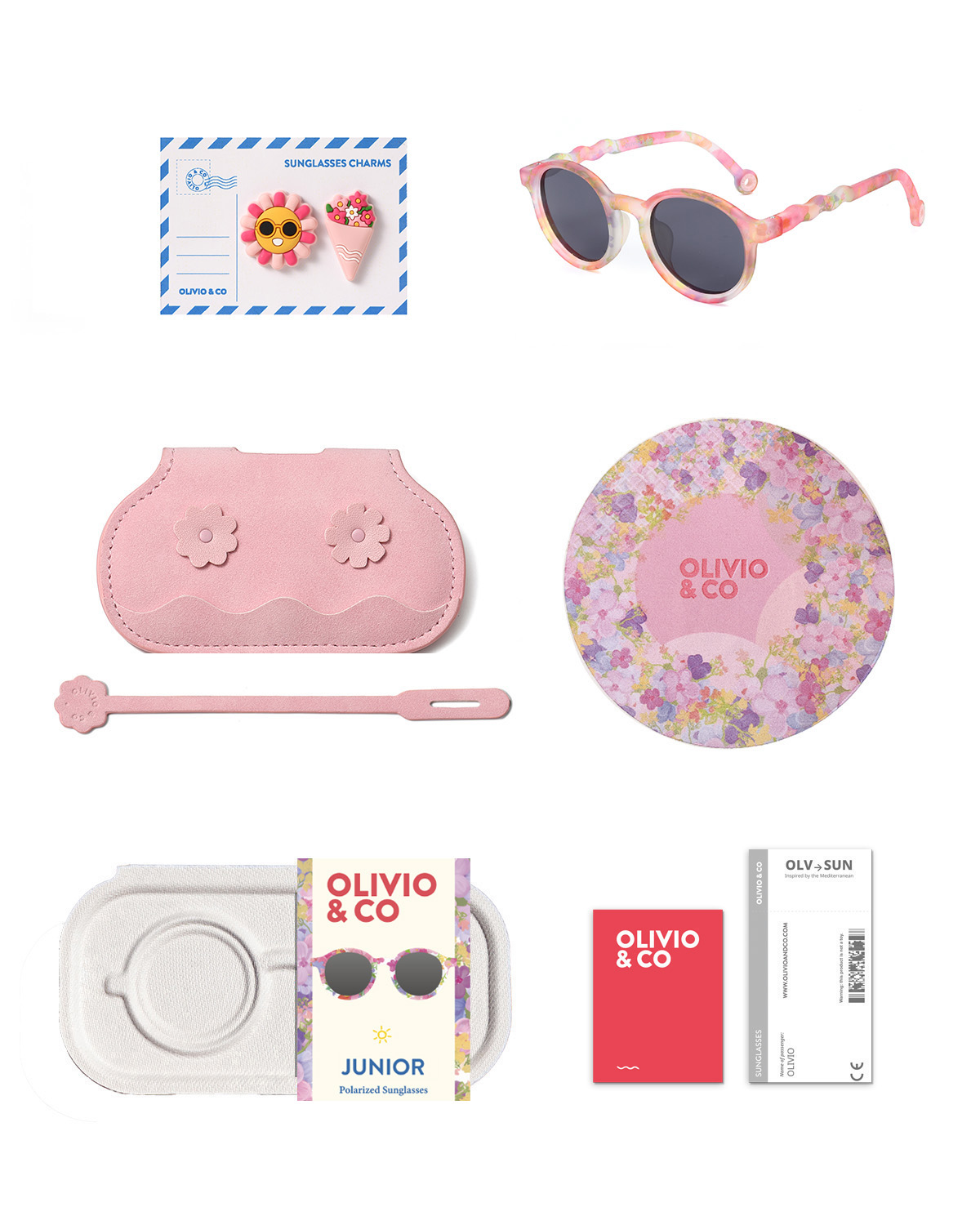 Очки KIDS Oval Sunglasses-Flower Stall-Floral Reverie (3-5 лет)