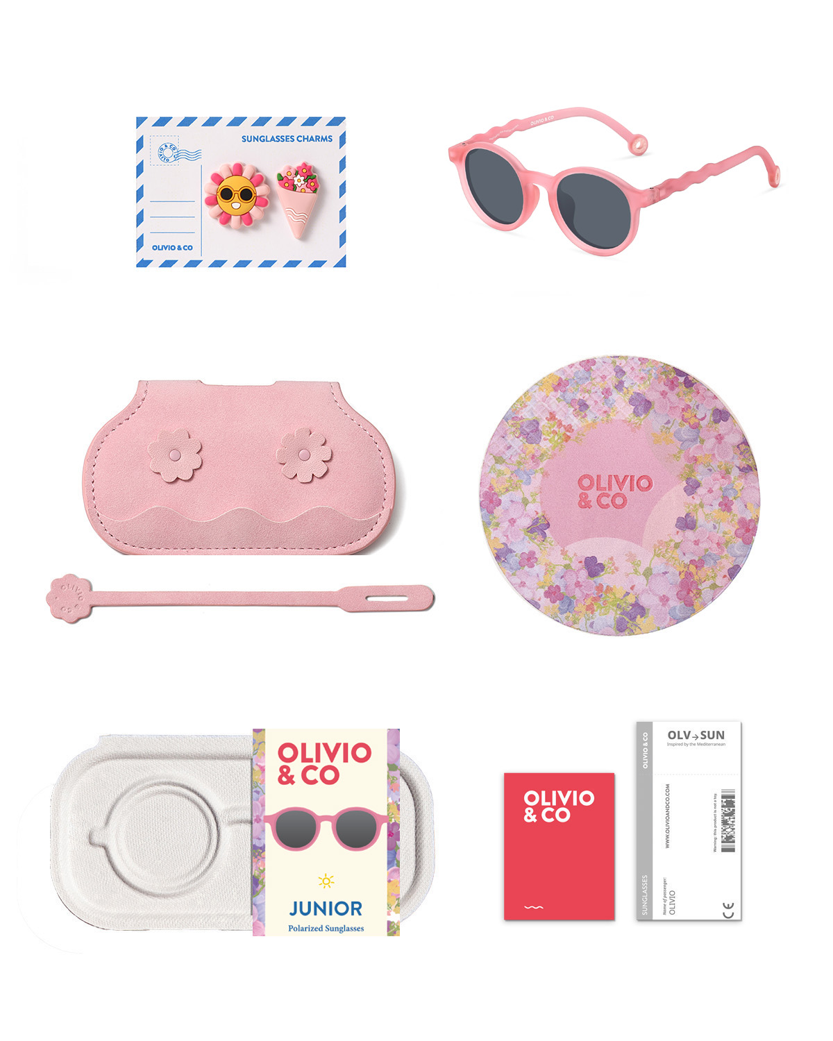 Очки  JUNIOR Oval Sunglasses-Flower Stall-Floral Reverie 5-12 лет
