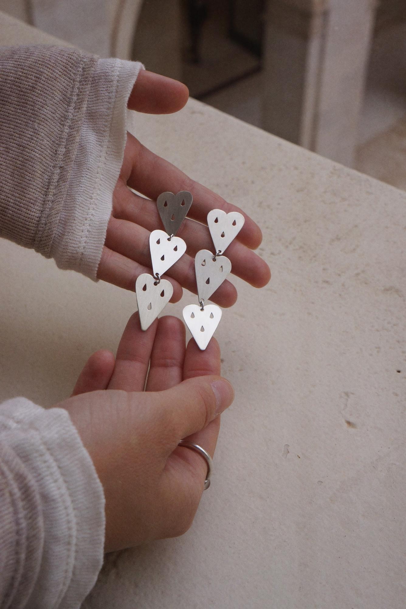 Сердечки длинные