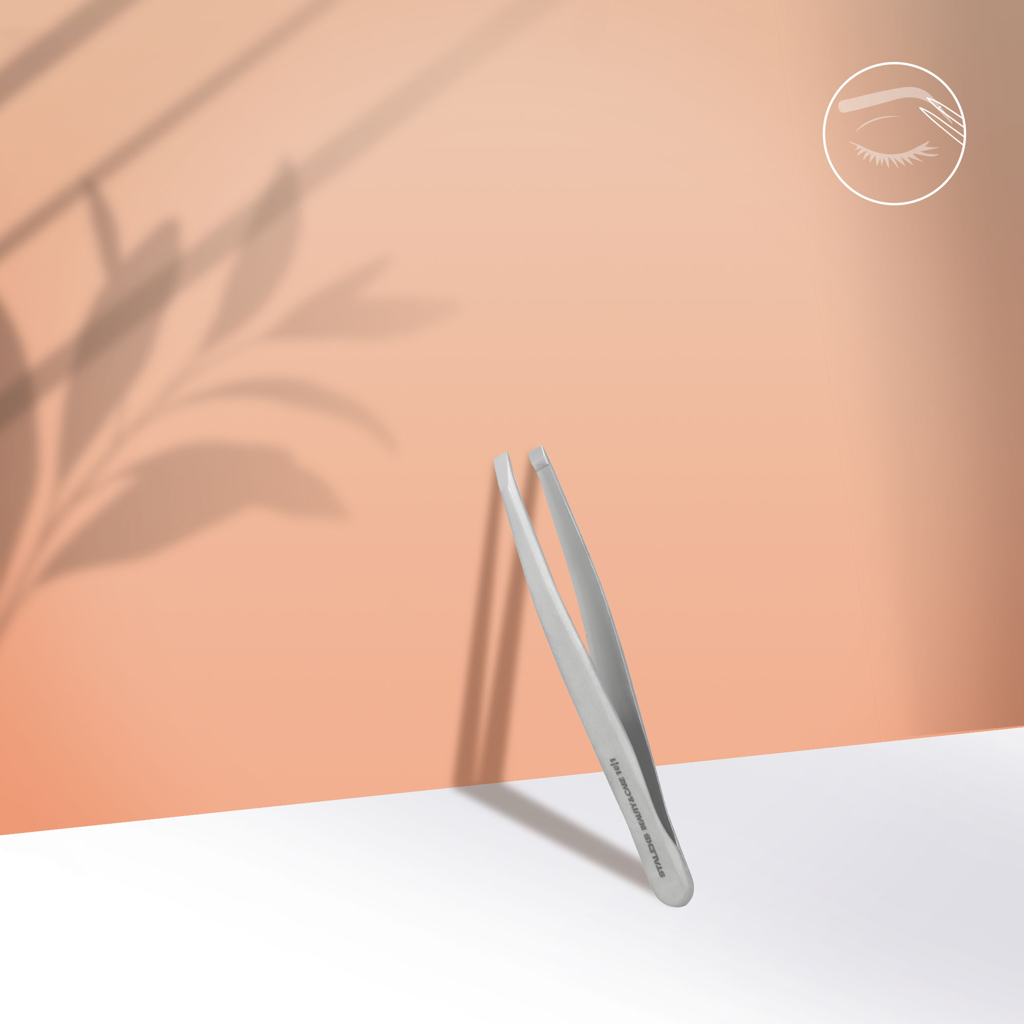 TBC-10/1 Пинцет для бровей BEAUTY & CARE 10 TYPE 1