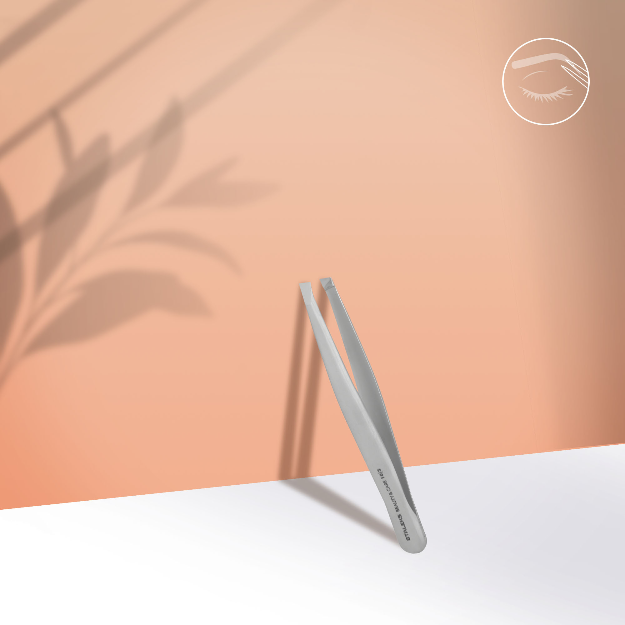 TBC-10/3 Пинцет для бровей BEAUTY & CARE 10 TYPE 3