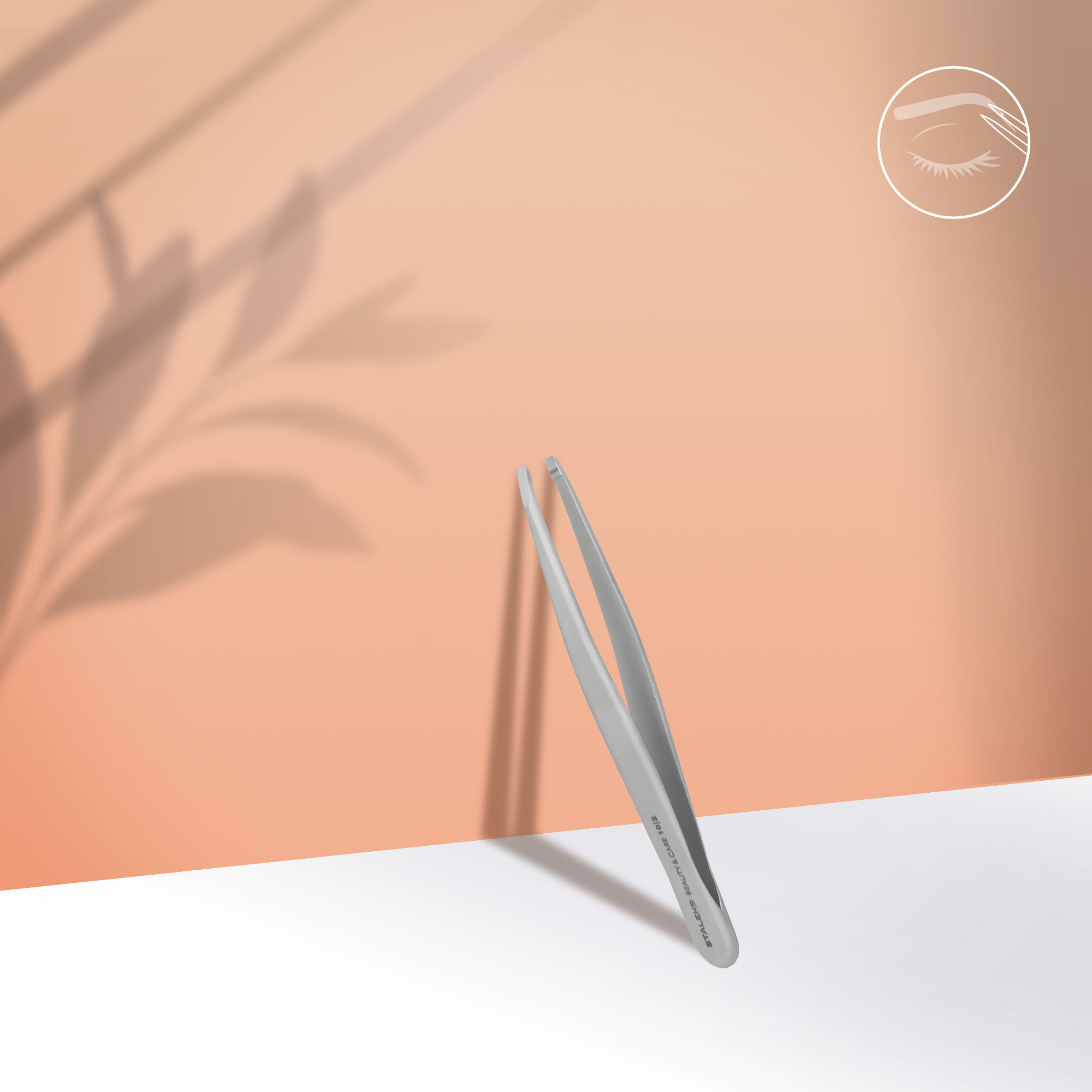 TBC-10/2 Пинцет для бровей BEAUTY & CARE 10 TYPE 2