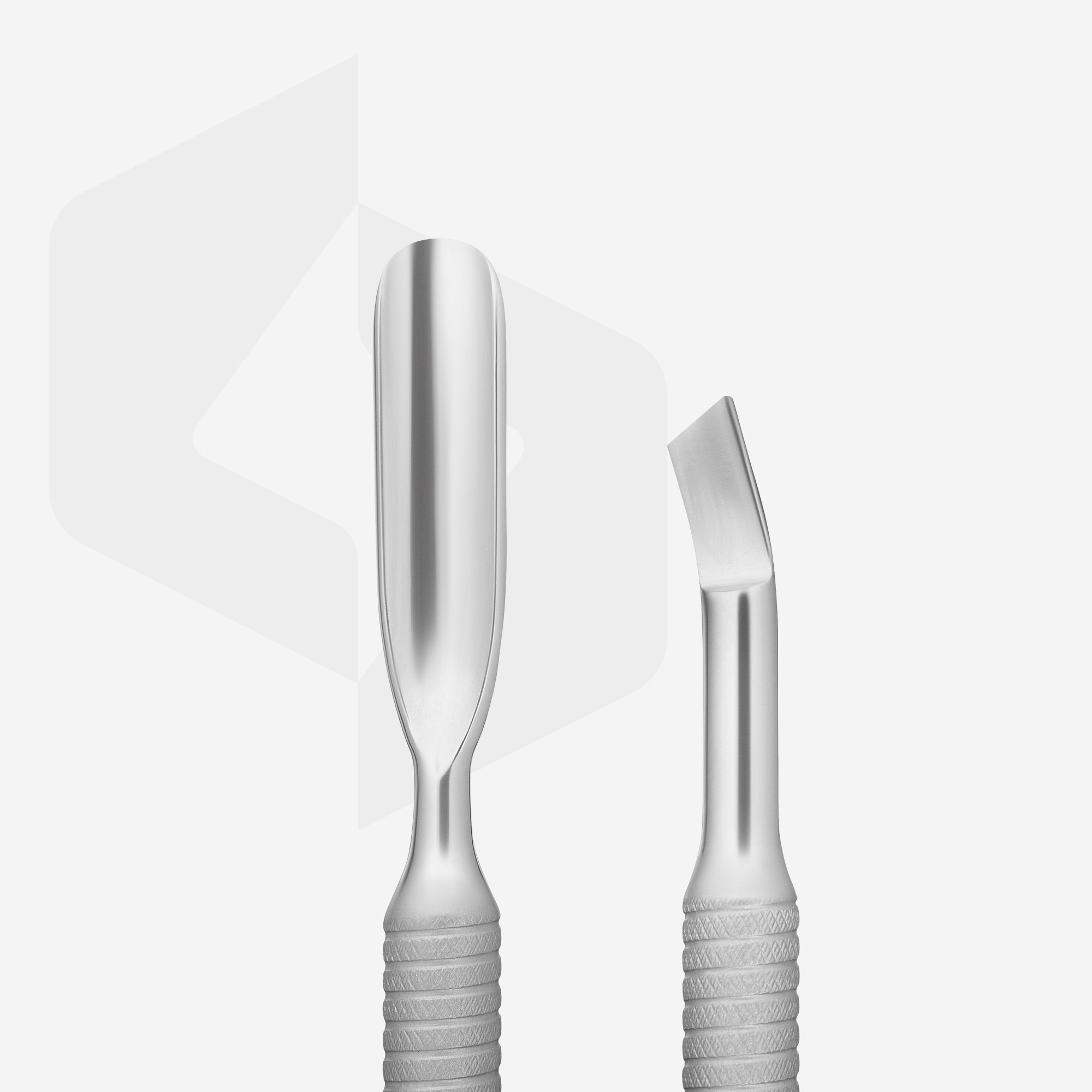 PS-50/6 Лопатка маникюрная Smart 50 Type 6 (пушер скругленный+лопасть отогнутая)