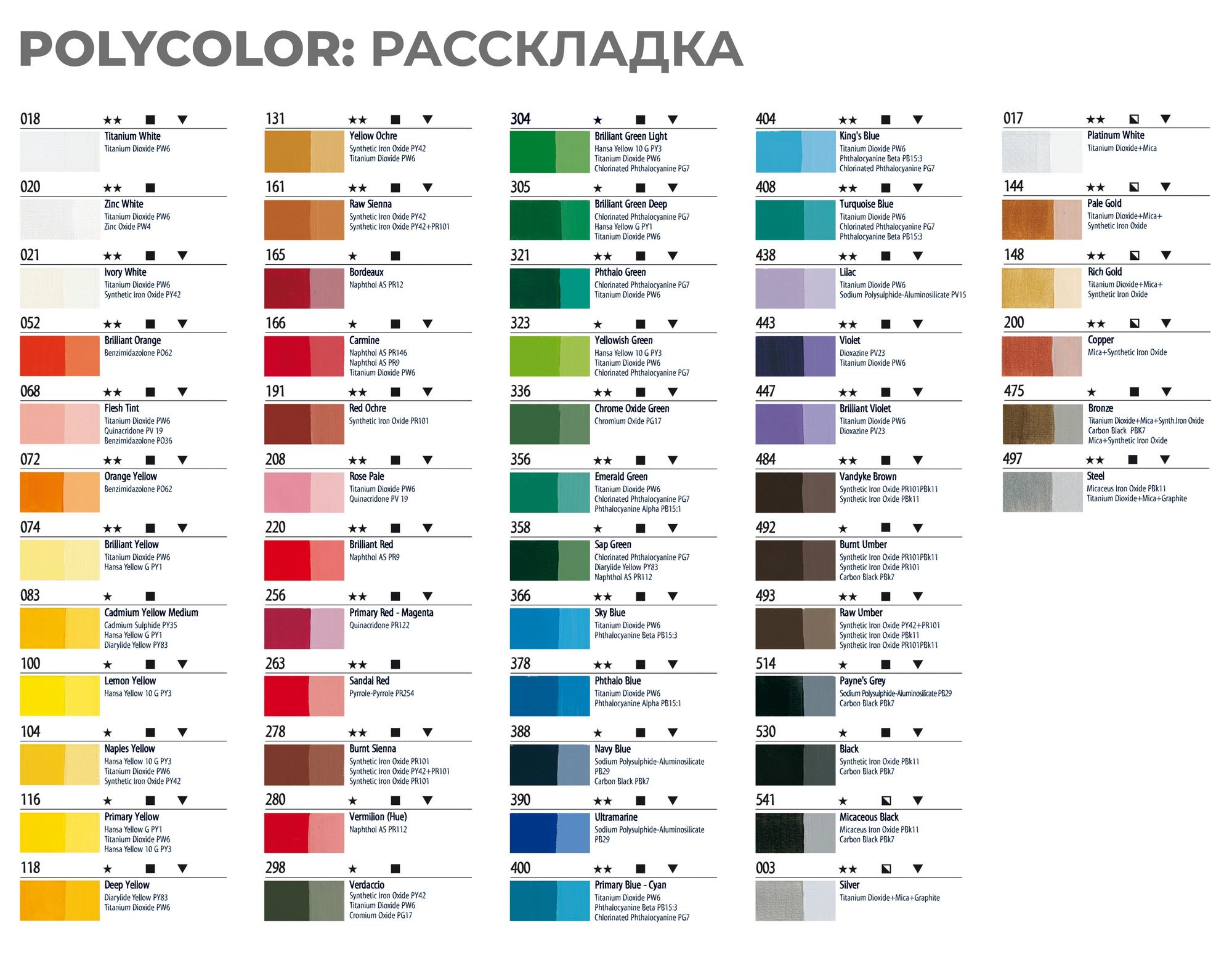 Купить акриловую краску POLYCOLOR, 140мл