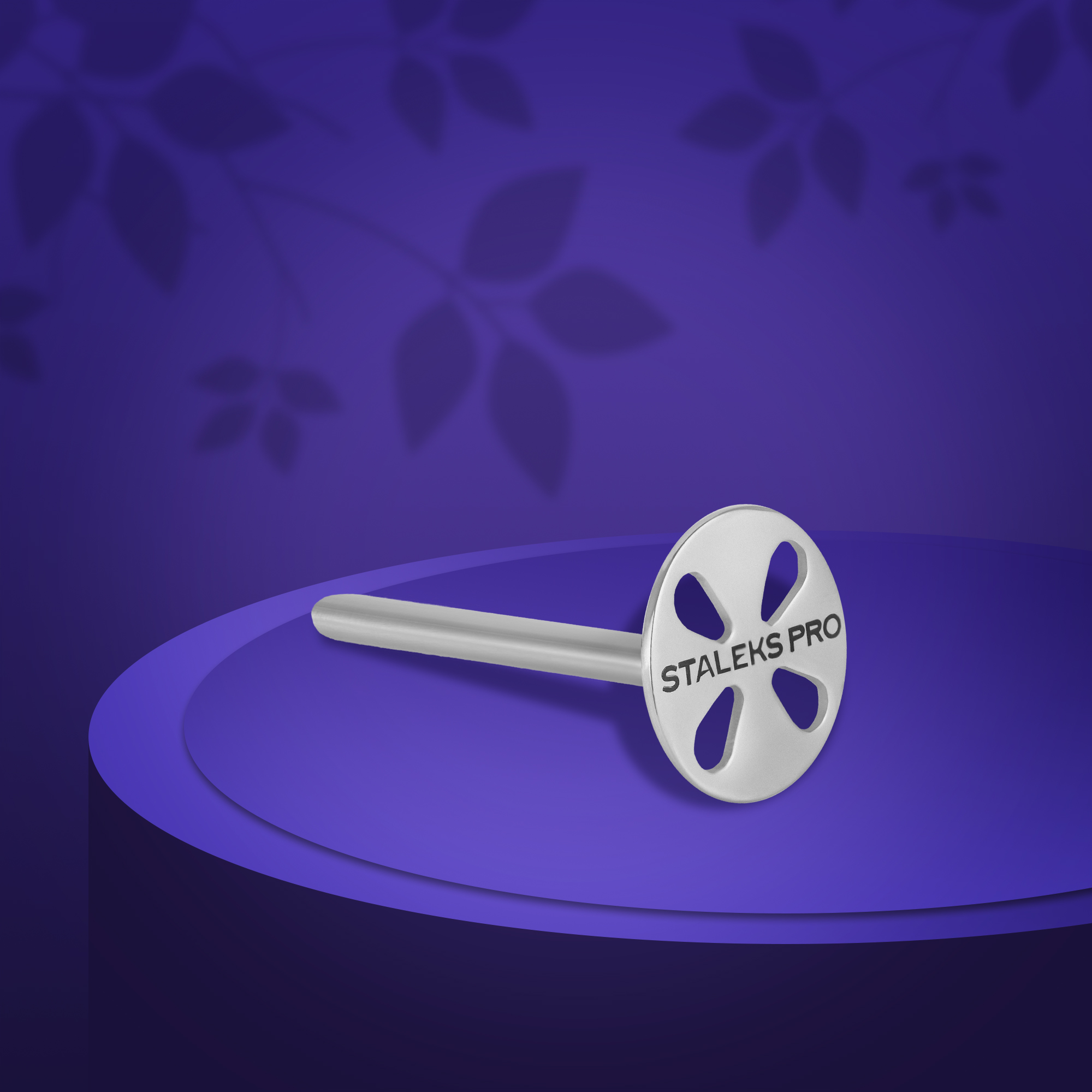 PDLset-15 Диск педикюрный удлиненный PODODISC "S" в комплекте с сменным файлом 180 грит 5 шт (15 мм)