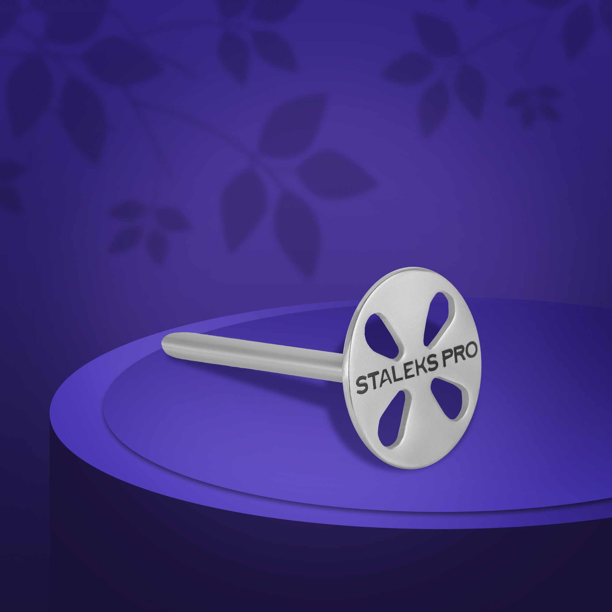 PDLset-20 Диск педикюрный удлиненный PODODISC "M" в комплекте с сменным файлом 180 грит 5 шт (20 мм)