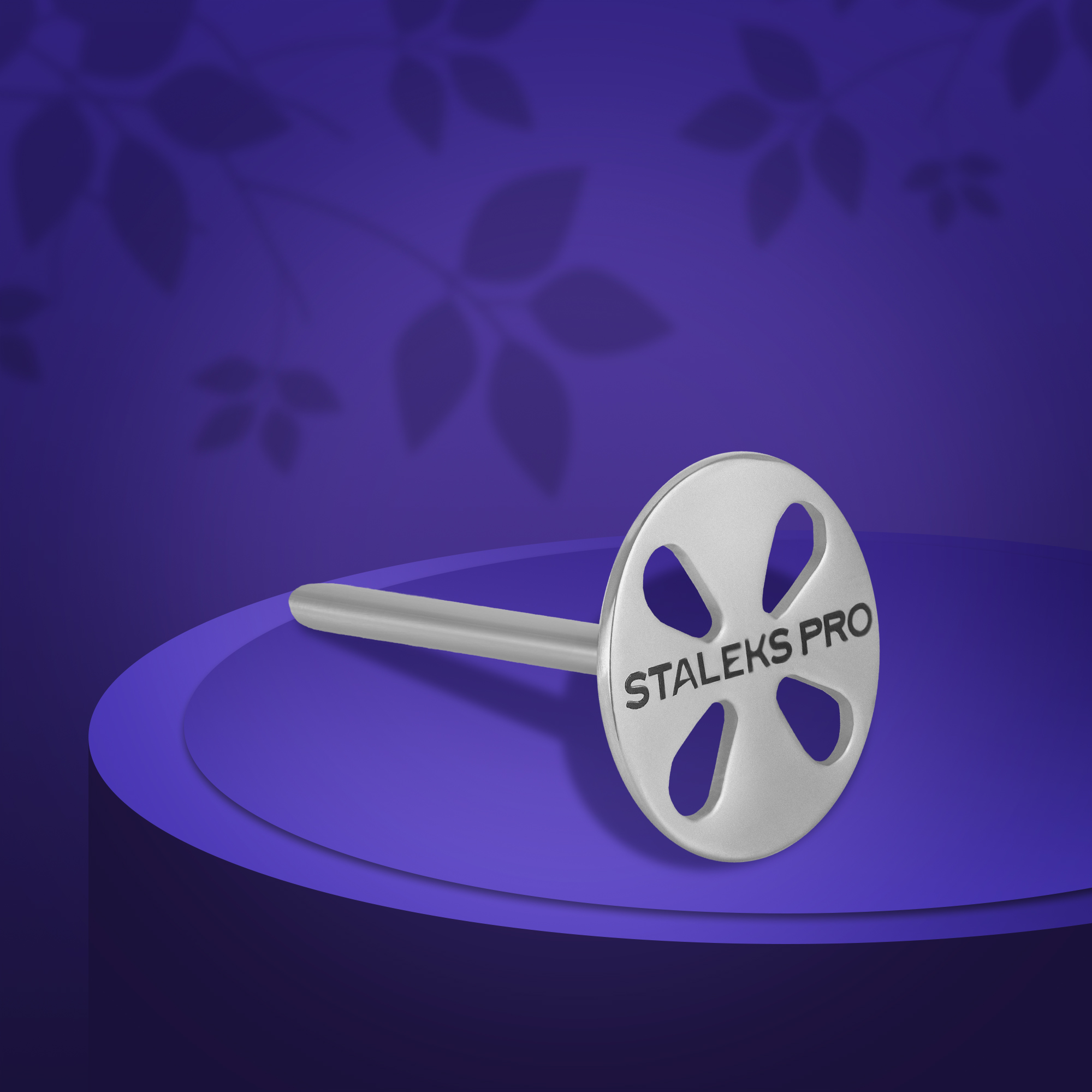 PDLset-25 Диск педикюрный удлиненный PODODISC "L" в комплекте с сменным файлом 180 грит 5 шт (25 мм)