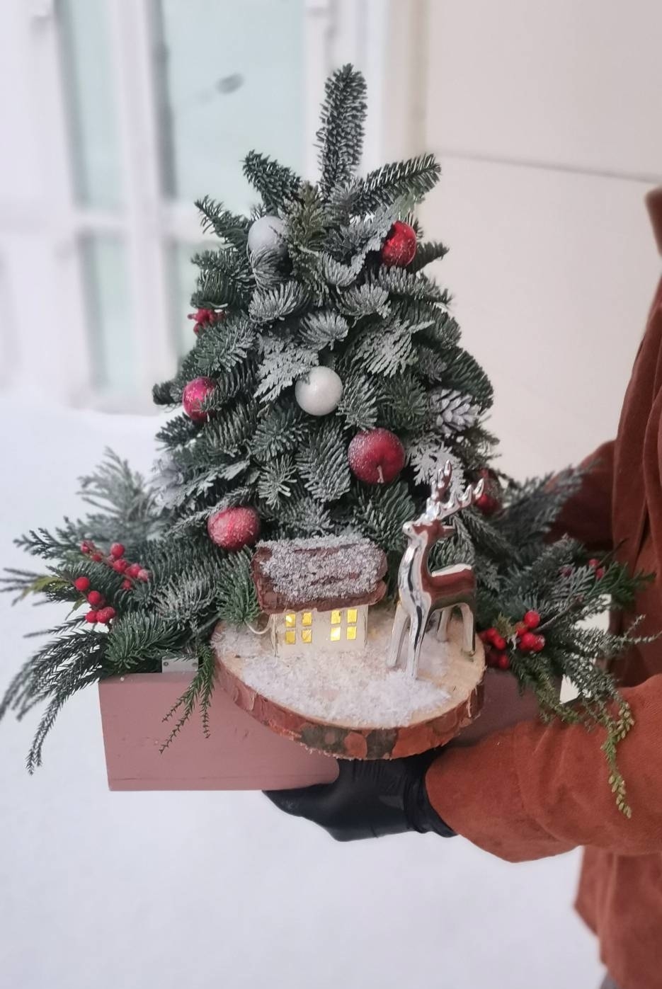 Композиция Домик в деревне