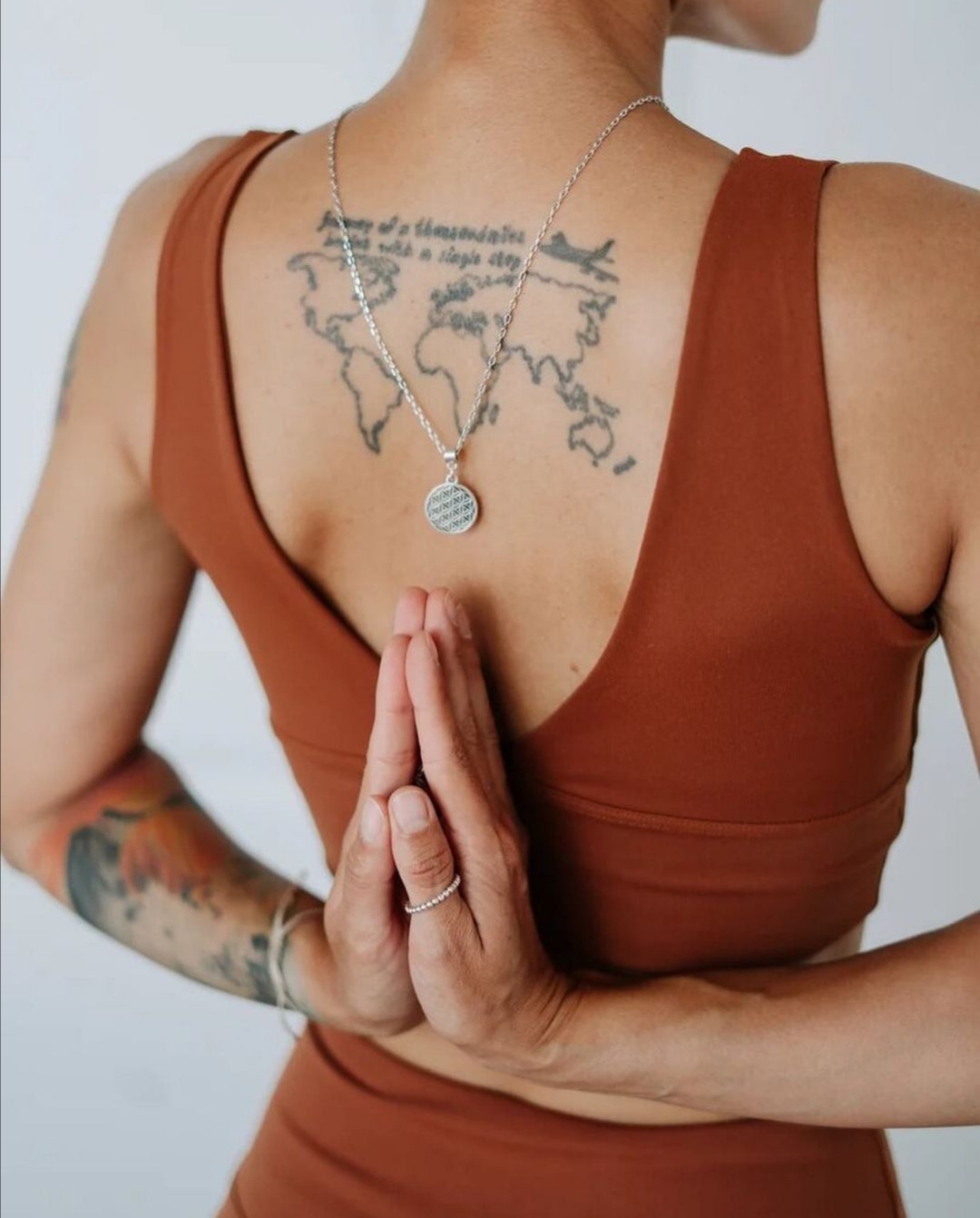 Кулон "Цветок жизни" бижутерный сплав