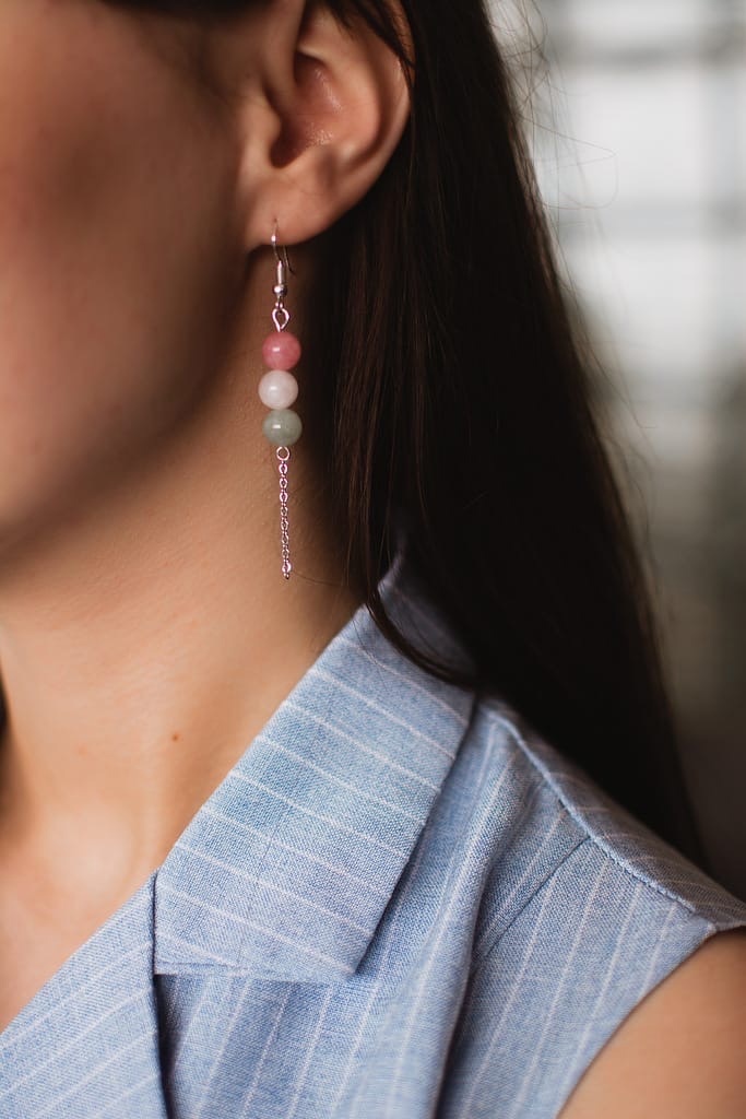 Серьги берилл