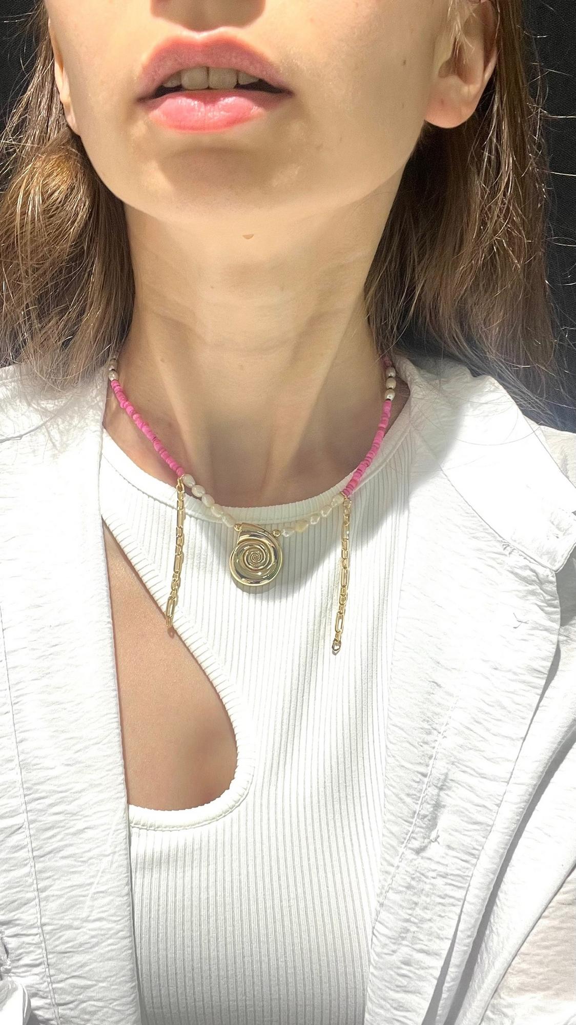 Колье Pink ocean