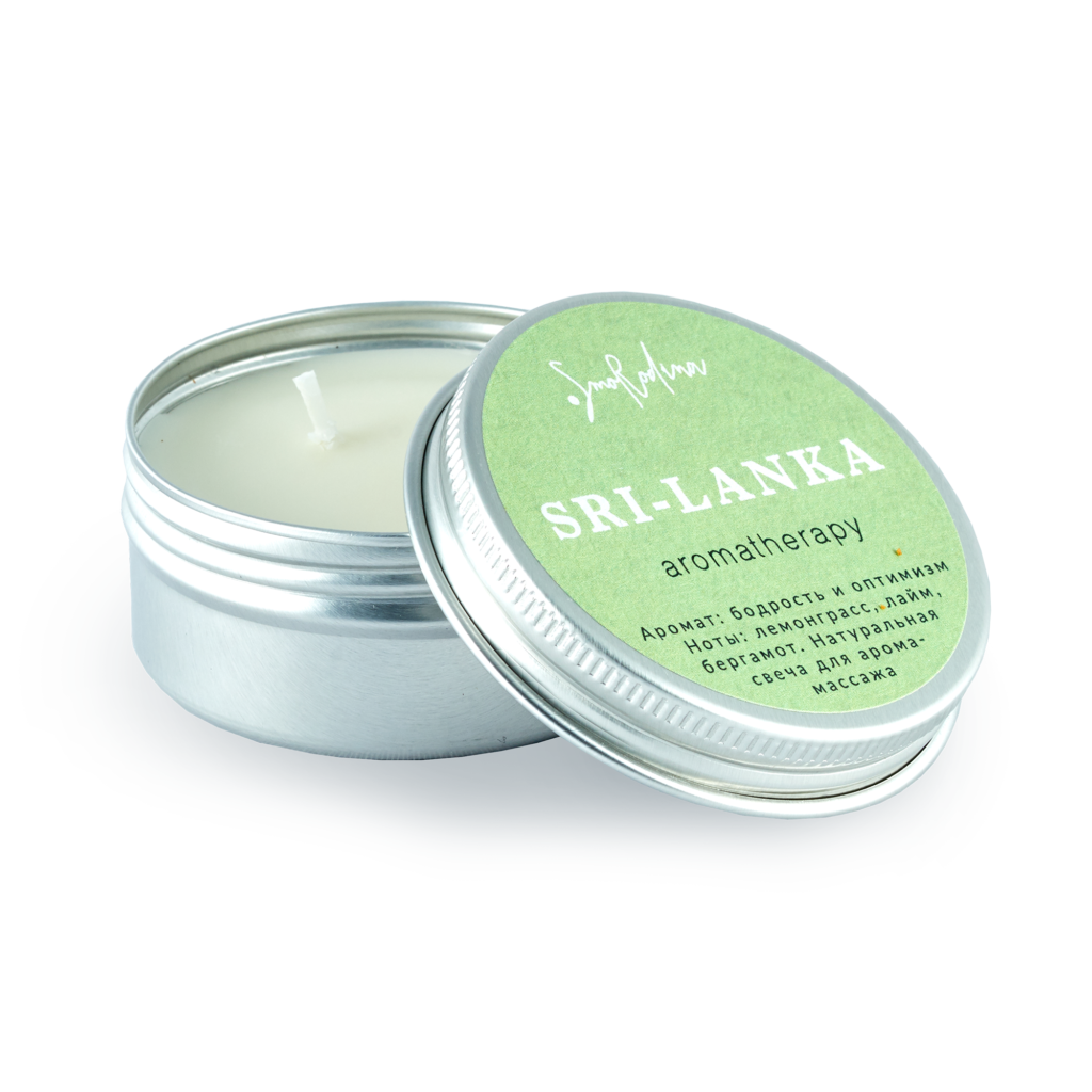 Натуральная свеча для аромамассажа «Шри-Ланка», 50 мл