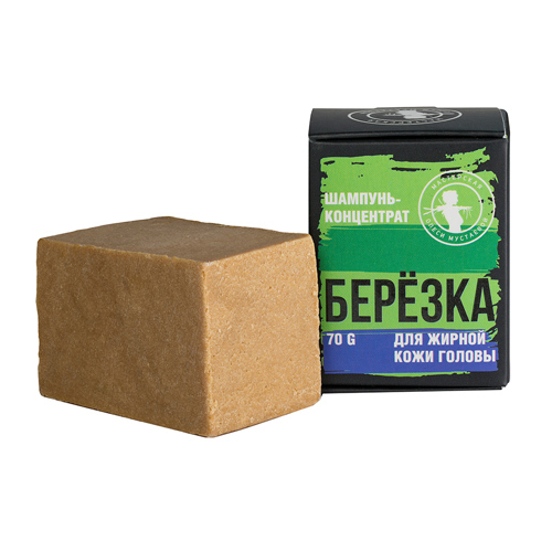 Твердый шампунь "Березка"