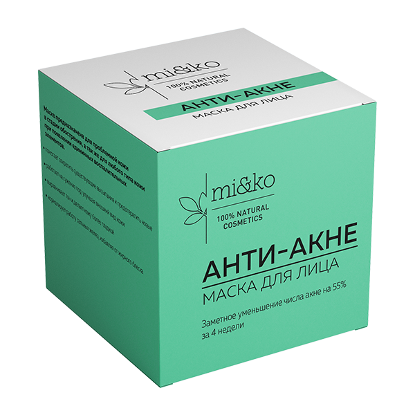 Маска для лица Анти-Акне, Mi&ko