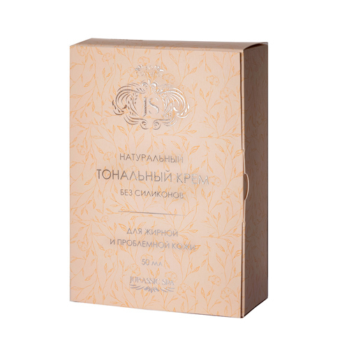 Тональный крем для жирной и проблемной кожи, светло-бежевый, Jurassic Spa